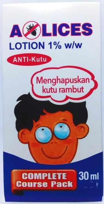 A-LICES 30ML (SHAMPOO ANTI-KUTU) X 10