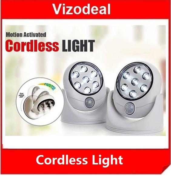 Light Angel Motion Sensor Activated Cordless 7 LEDs Light