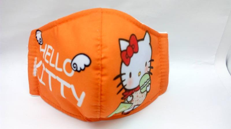 LIMITED EDITION CHILD FACE MASK CLOTH HELLO KITTY (REUSABLE) 