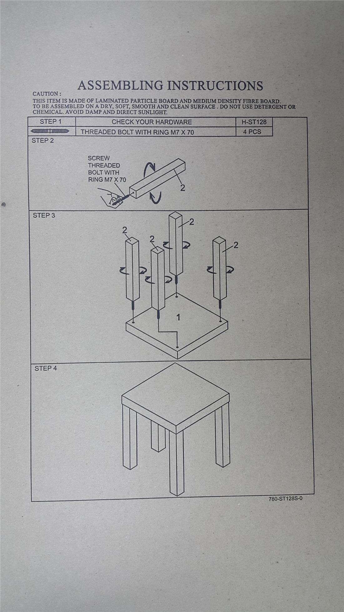 Limited Offer! Cubic Table Bed Side Table Kid table with Free Delivery