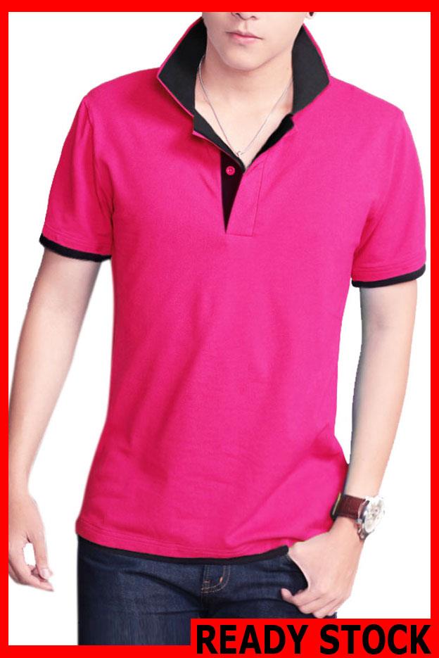 Men Polo T- Korean mens shirt Slim- Free Shipping fee