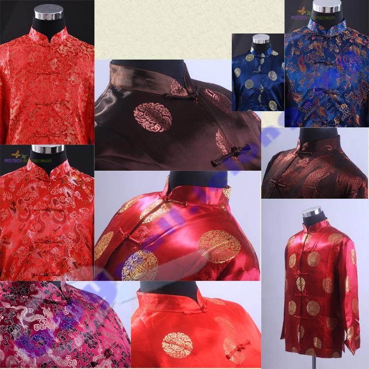 Download this Chinese Traditional Clothing Tang Garment Suit Dragon Tatoo Batik picture