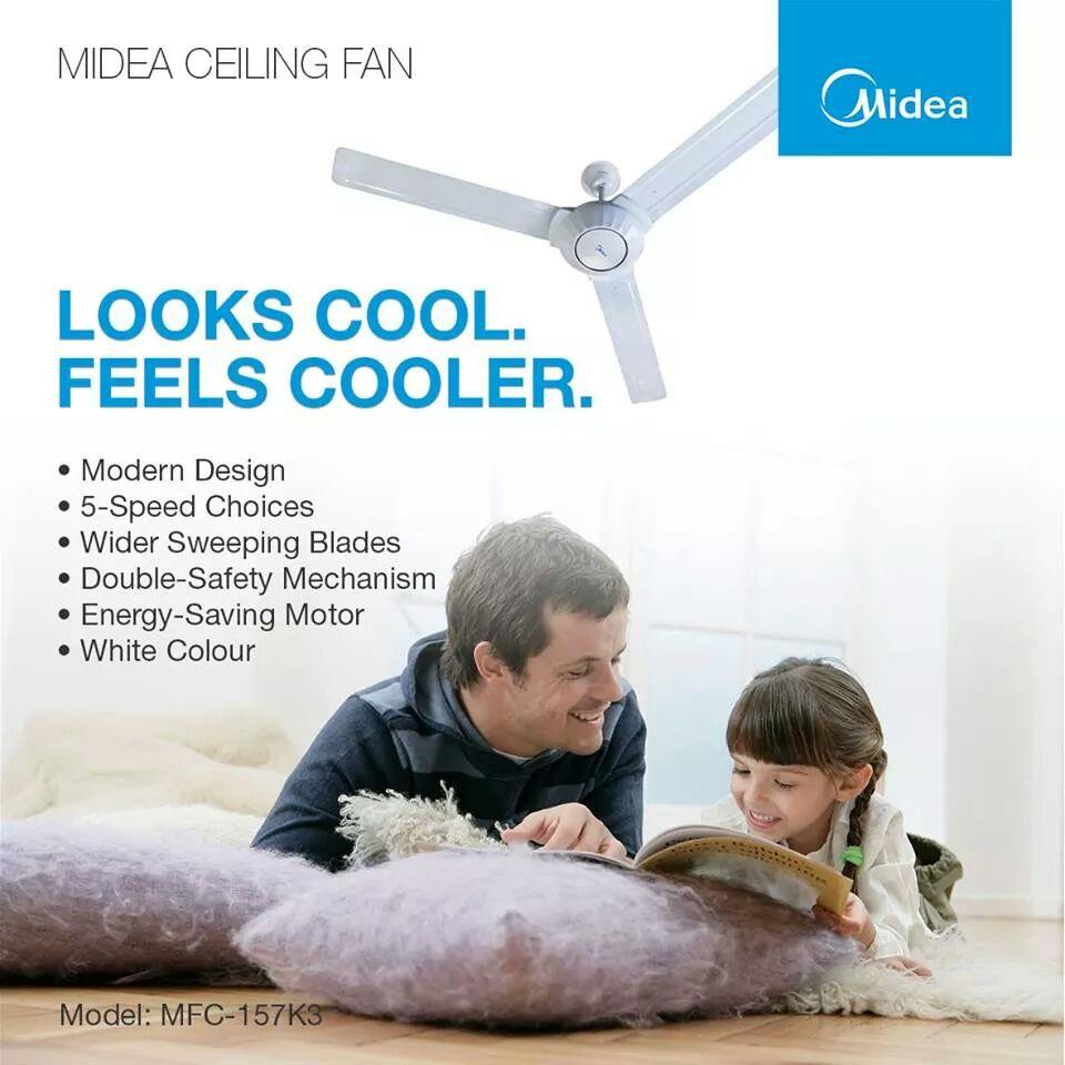 Midea 60 3 Blade Ceiling Fan Mfc 150a15 Siong How Electrical Additional Information
