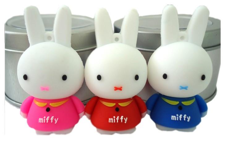 MIffy 16GB Thumb drive in Red / Pink / Blue