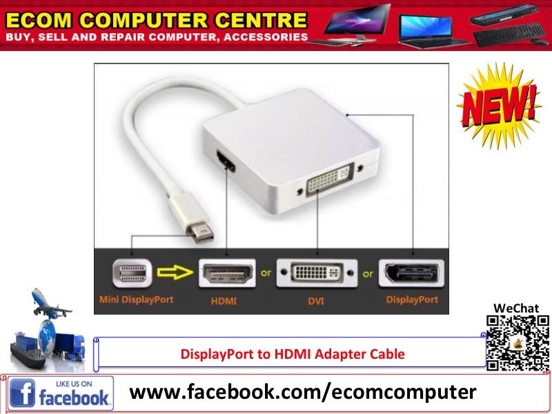 MINI DISPLAY PORT TO DIGI-PORT ADAPTER (WHITE)