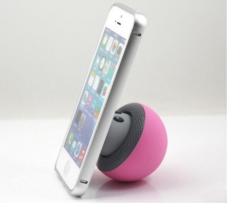 New MIni Mushroom Bluetooth Speaker Wireless Hands Free Pink