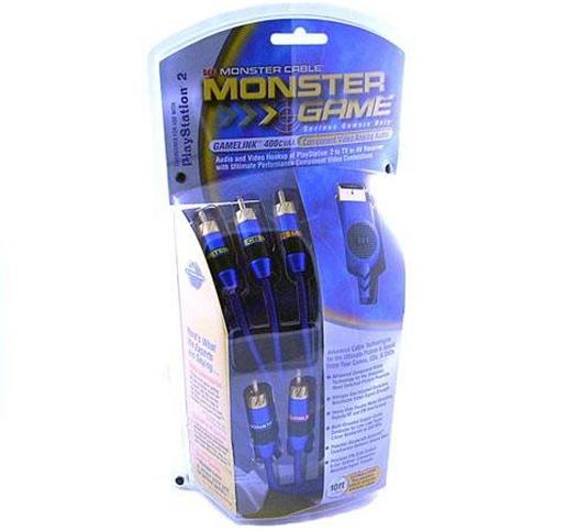 Monster Cable? GameLink?400 Component Video + Audio Cable for PS2, PS3 Monster Cable? GameLink?400 Component Video + Audio Cable for PS2, PS3