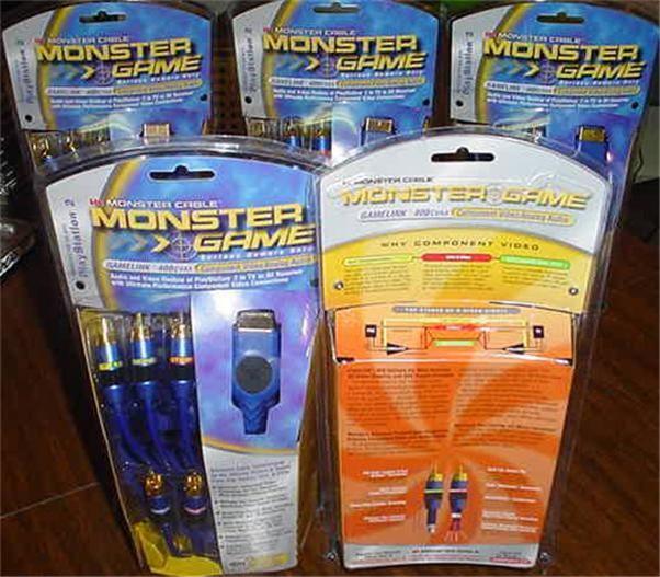 Monster Cable? GameLink?400 Component Video +Audio Cable for PS2 & PS3 Monster Cable? GameLink?400 Component Video +Audio Cable for PS2 & PS3