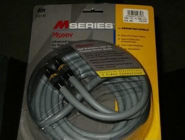 MONSTER CABLE? (USA) M SERIES M500SV?Professional S-Video Cable - 4.0M MONSTER CABLE? (USA) M SERIES M500SV?Professional S-Video Cable - 4.0M