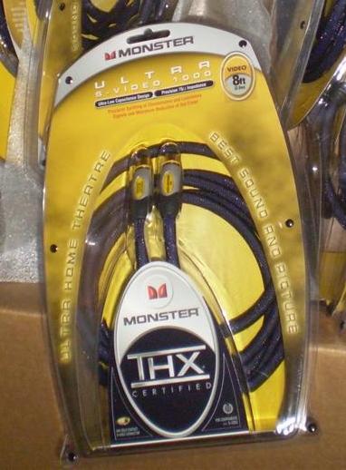 Monster? Hi-End THX?ULTRA 1000 S-Video Cable for ASTRO, DVD, PC - 2.5M Monster? Hi-End THX?ULTRA 1000 S-Video Cable for ASTRO, DVD, PC - 2.5M