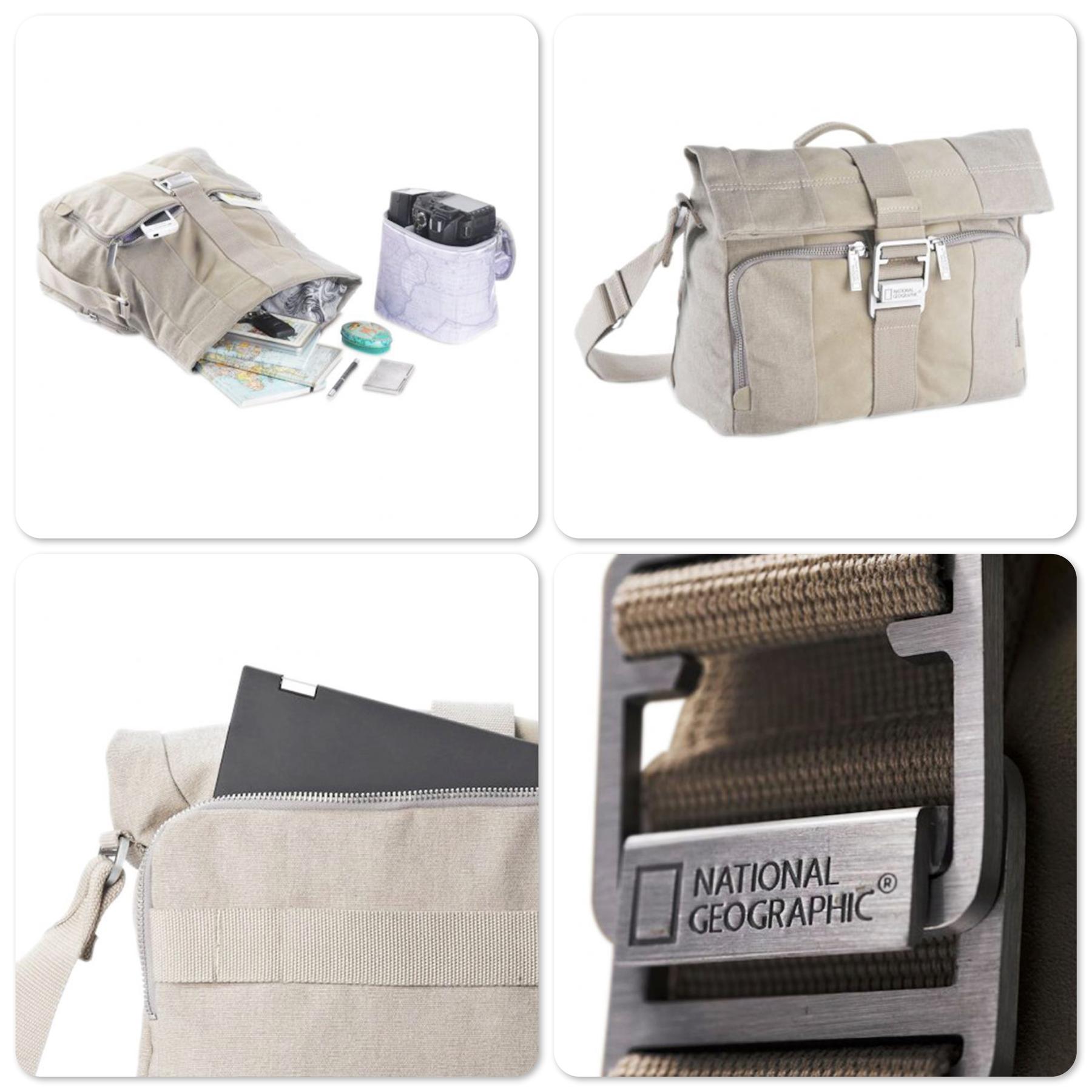 National Geographic NG P2120 Private Collection Midi Messenger Bag National Geographic NG P2120 Private Collection Midi Messenger Bag