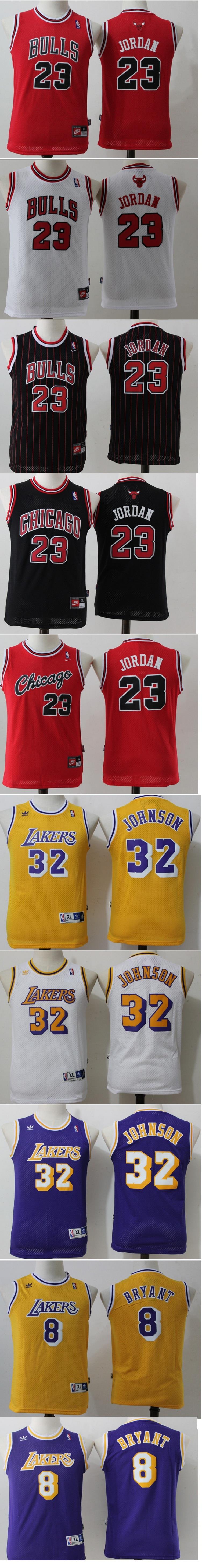 NBA Curry James Kobe Jordan basketball teenager children jersey 