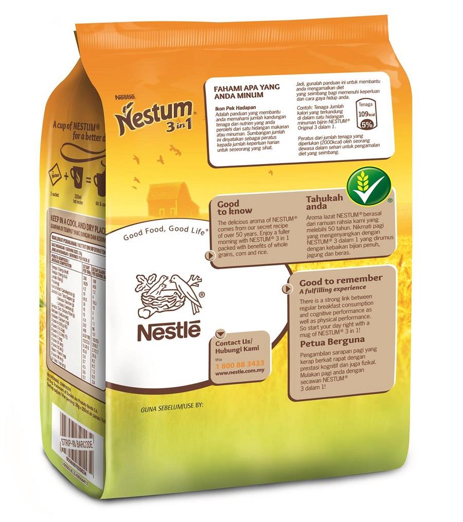 Nestum 3 in 1 Original (15x28g / 8x28 Stick Pouch)