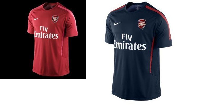New Nike Arsenal Training Jersey - Blue & Meroon New Nike Arsenal Training Jersey - Blue & Meroon