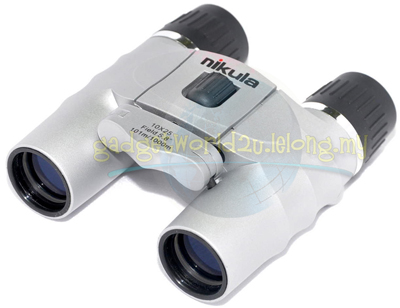 Nikula Binocular 10X25 Magnification Field 5.8' + Pouch (HD71025) Nikula Binocular 10X25 Magnification Field 5.8' + Pouch (HD71025)
