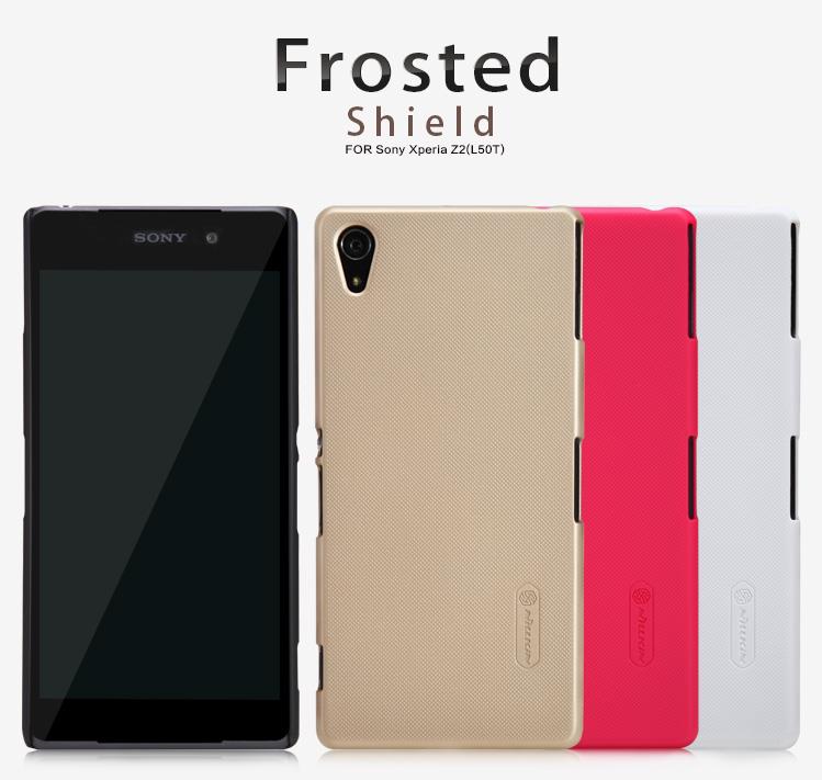 Nillkin Sony Xperia Z2 L50 Frosted Shield Hard Case + S-Protector