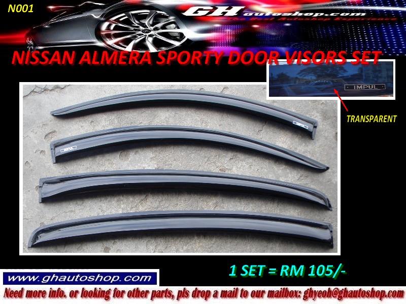 Nissan almera door visor #10