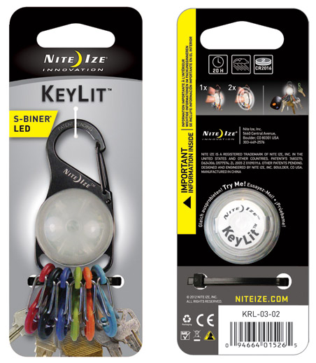 Nite Ize S-Biner KeyLit - Keyring / Keyholder Nite Ize S-Biner KeyLit - Keyring / Keyholder