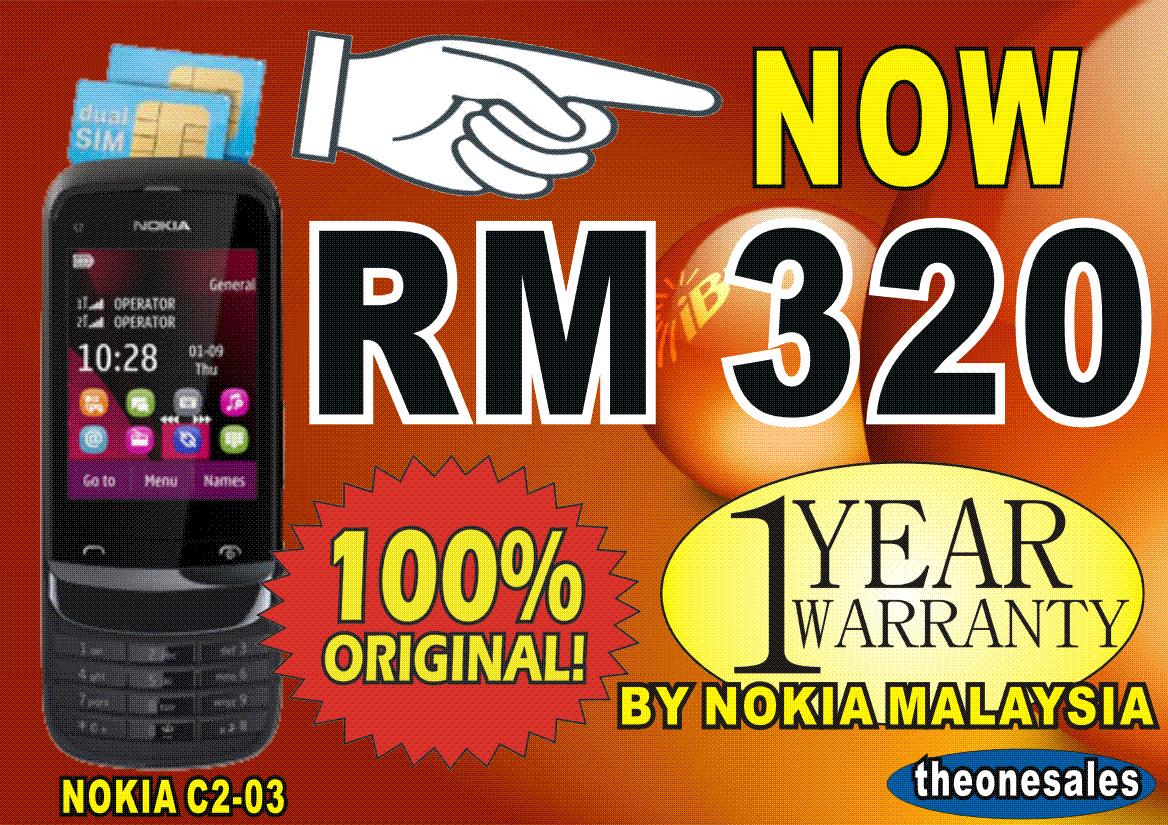 -03 ^ 100% ORIGINAL 1-YEAR NOKIA MALAYSIA WARRANTY @ free microsd 2GB