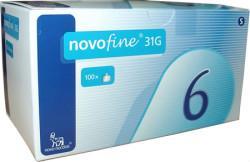 NovoFine 31G (0.25 x 6mm) 100S X 5 BOX