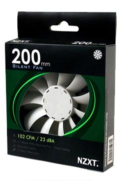 Nzxt FS 200RB,Size: 200 x 200 x 30mm,11-blade Rifle Bearing Nzxt FS 200RB,Size: 200 x 200 x 30mm,11-blade Rifle Bearing
