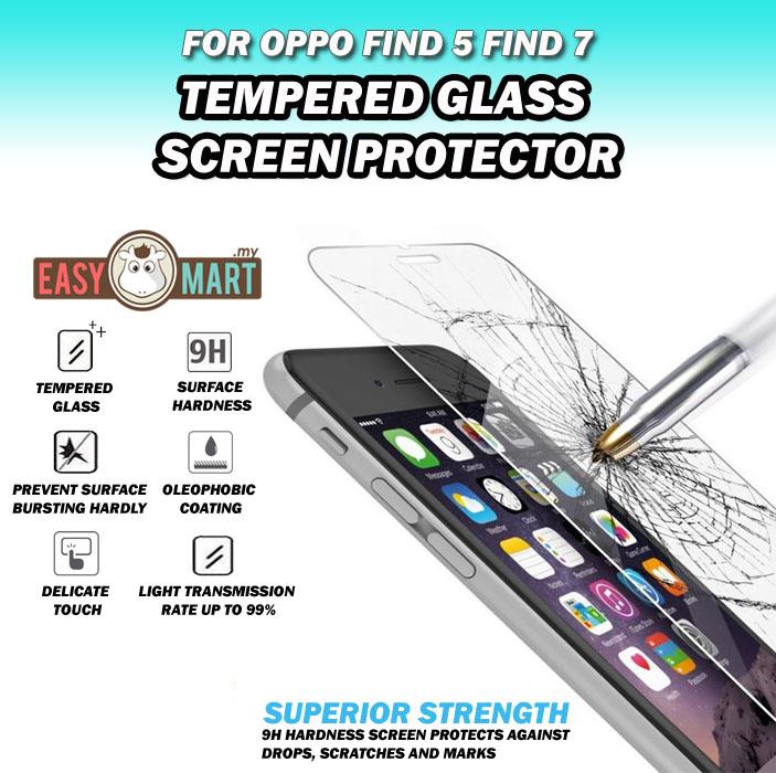 Oppo Find 5 Find 7 Tempered Glass Screen Protector