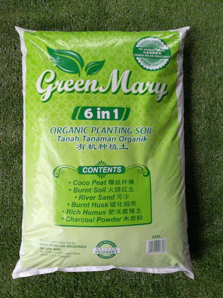ORGANIC PLANTING SOIL 6 IN 1 TANAH TANAMAN ORGANIK 28L