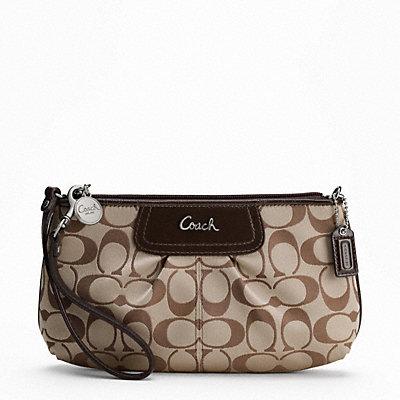 genuine coach wristlets