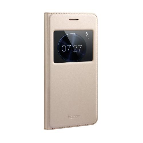 ORIGINAL HUAWEI HONOR 6 PLUS FLIP COVER (GOLD) (end 6/17/2017 10:15:00 ...