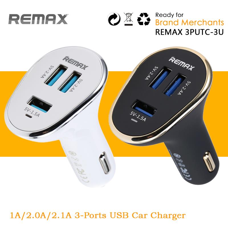 original remax 6 3a 3 tri usb port fast charger in car original remax 6 3a 3 tri usb port fast charger in car