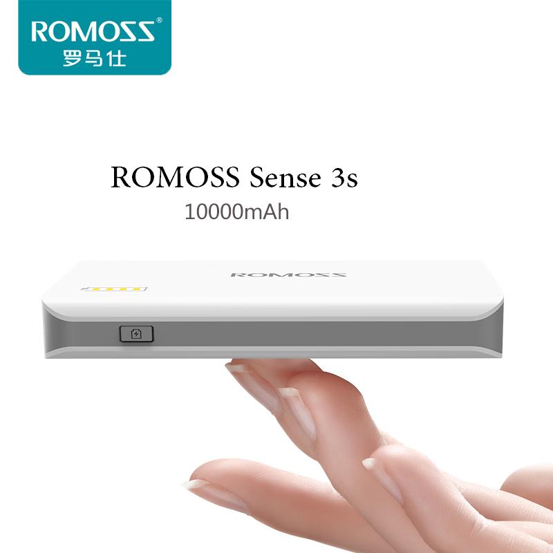 Original 3s Romoss Sense ngân hàng điện 10000mah siêu nhỏ