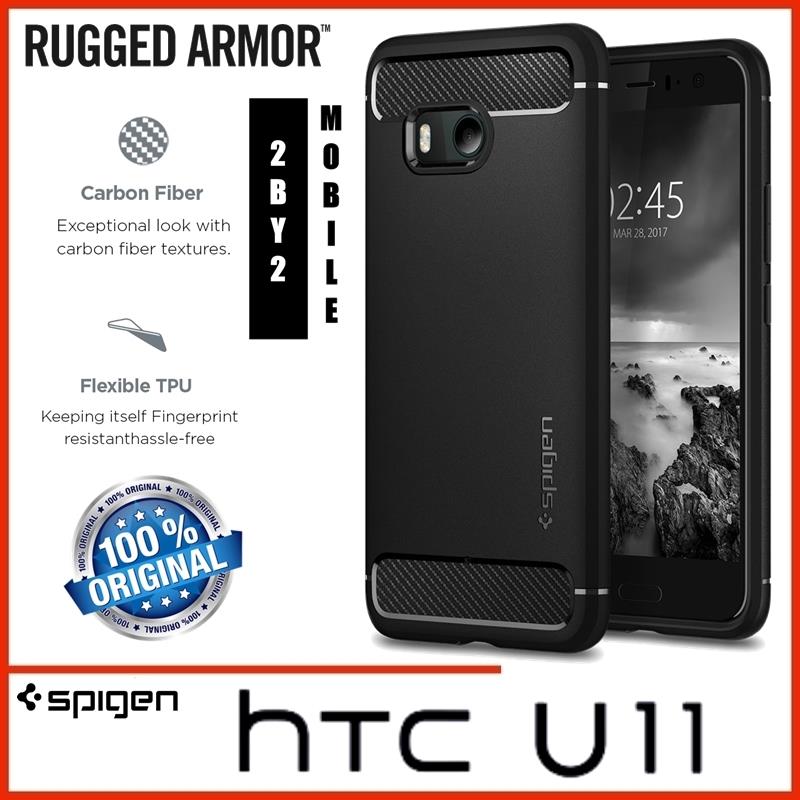 ORIGINAL SPIGEN RUGGED ARMOR HTC U11 CASE COVER CASING ORIGINAL SPIGEN RUGGED ARMOR HTC U11 CASE COVER CASING