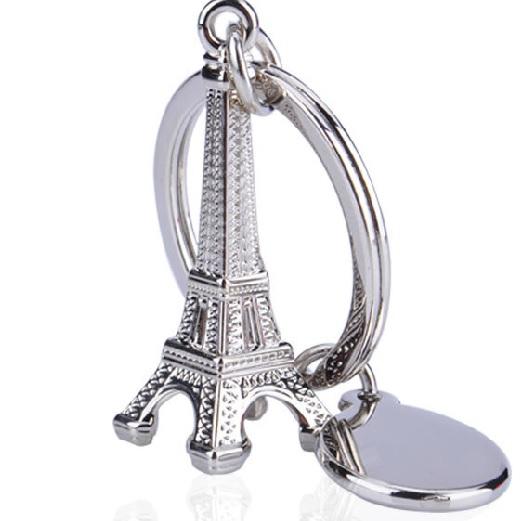 Paris Tower Stainless Steel Key Chain Gift