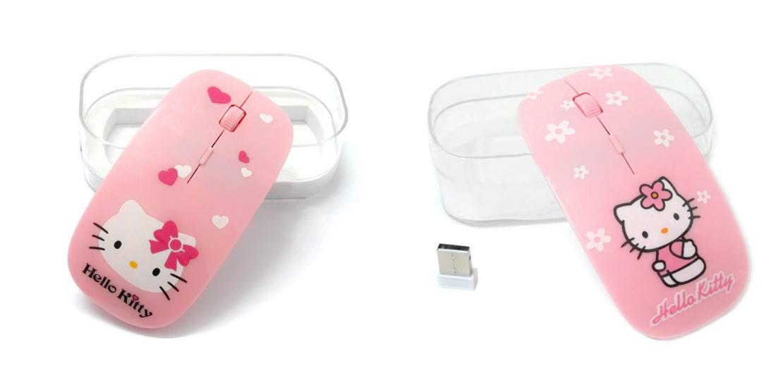 PC0084 PINKY HELLO KITTY WIRELESS MOUSE