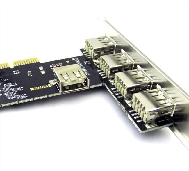 PCI 5-Port USB 2.0 PCI Expansion Card PCI 5-Port USB 2.0 PCI Expansion Card