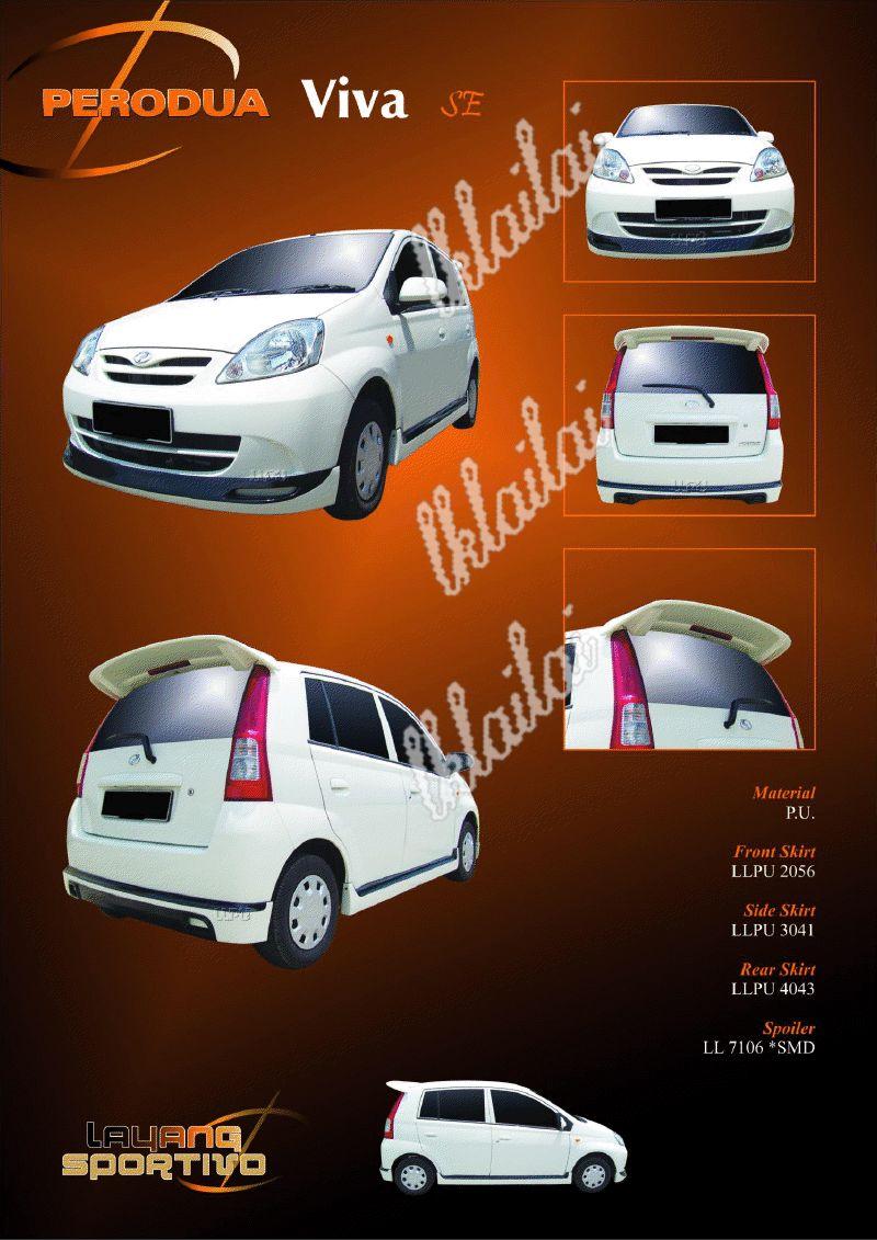 Perodua Viva SE - Body Kits Perodua Viva SE - Body Kits