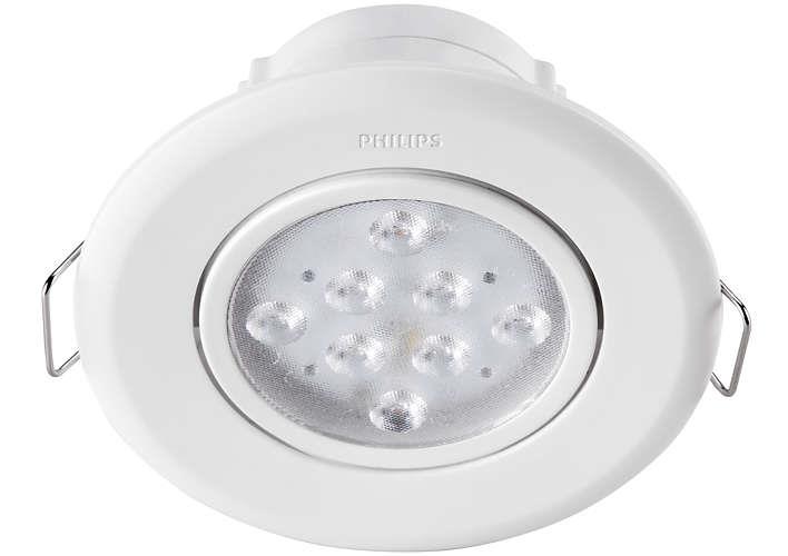 PHILIPS 3W LED EYE BALL SPOT DOWN LIGHT 2700K WARM WHITE PHILIPS 3W LED EYE BALL SPOT DOWN LIGHT 2700K WARM WHITE