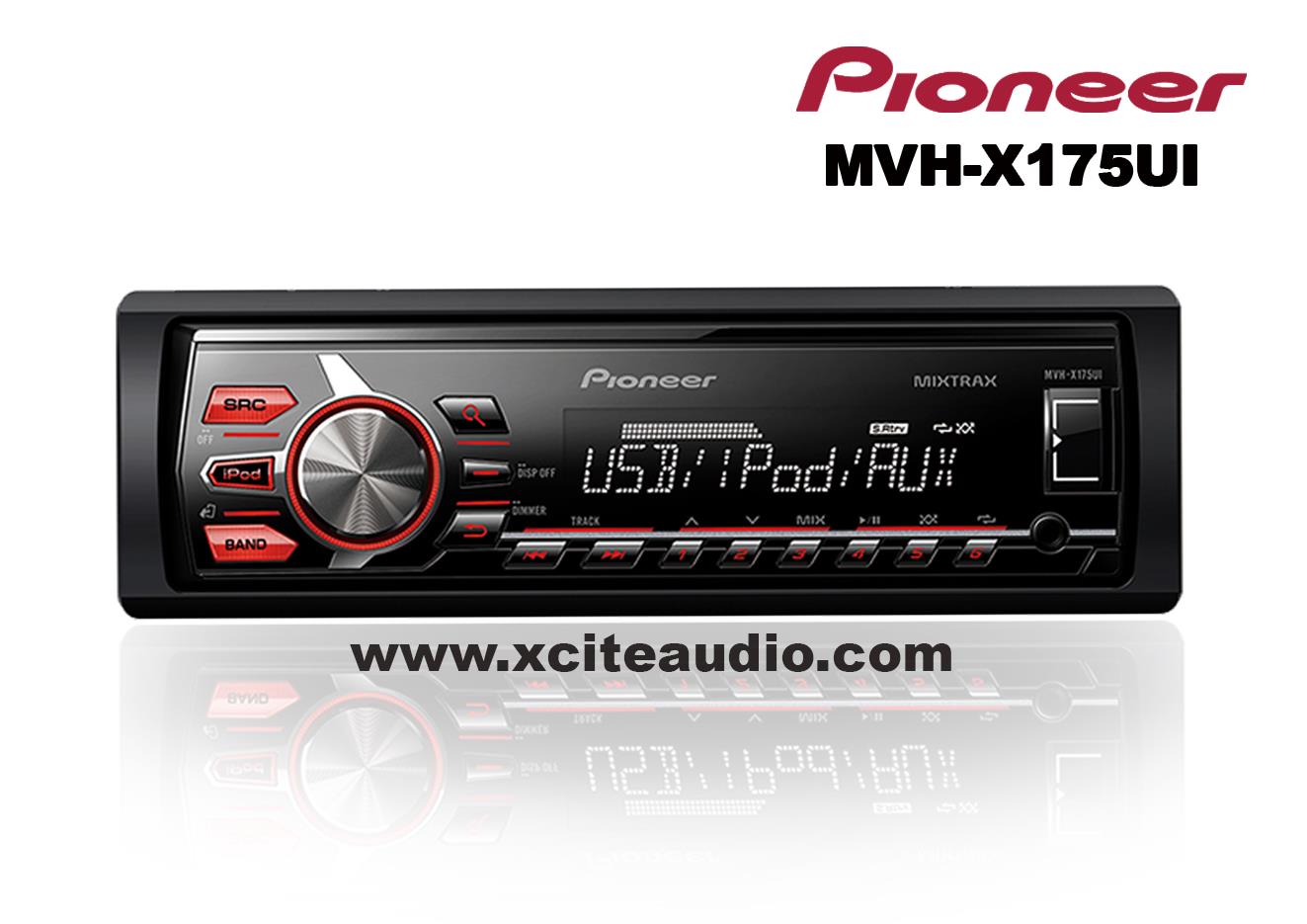 Pioneer MVH-X175UI MIXTRAX Car ster (end 2/23/2017 11:15 AM)