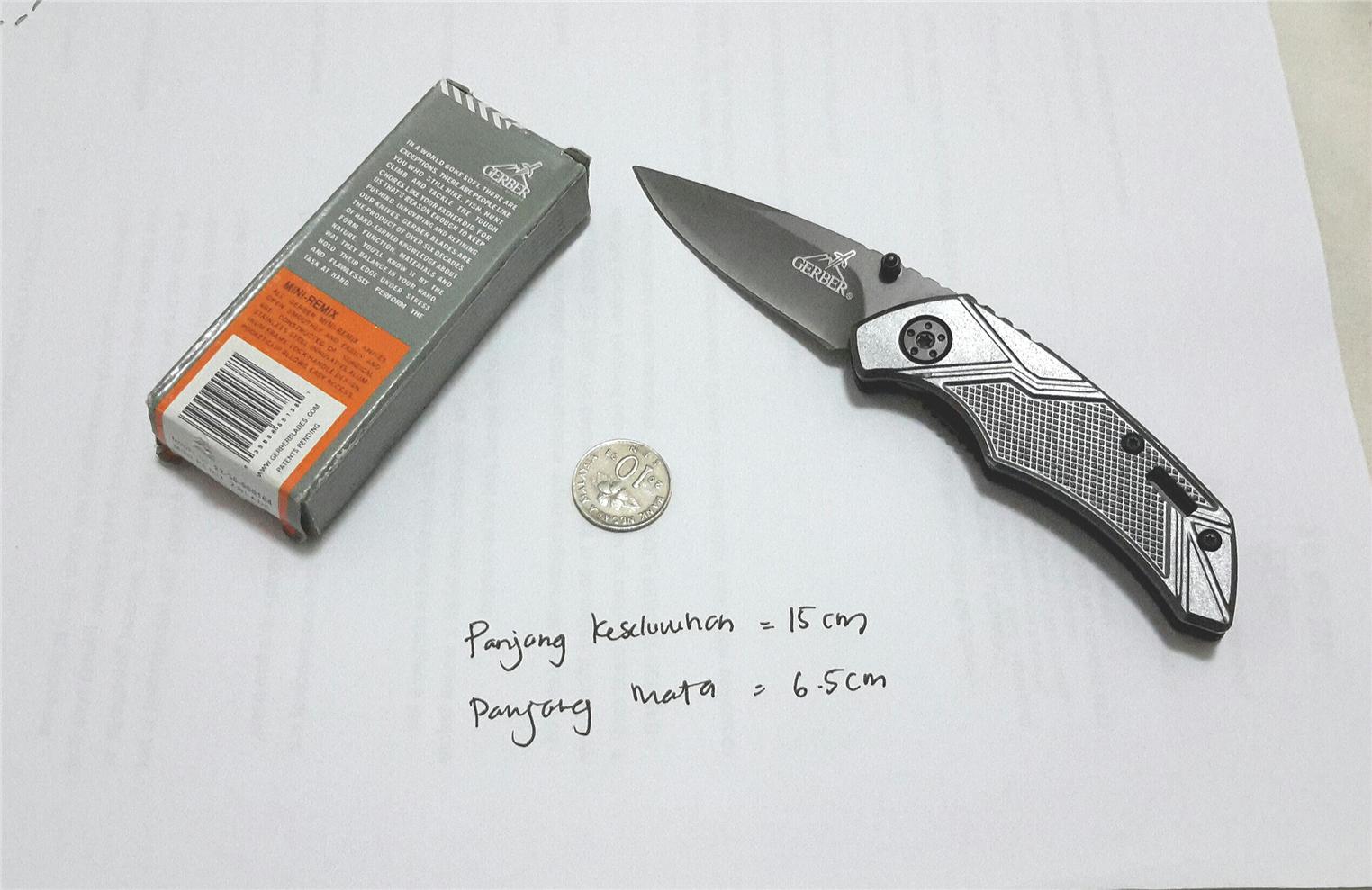 gerber pisau lipat gerber stell branded knife gerber pisau lipat gerber stell branded knife