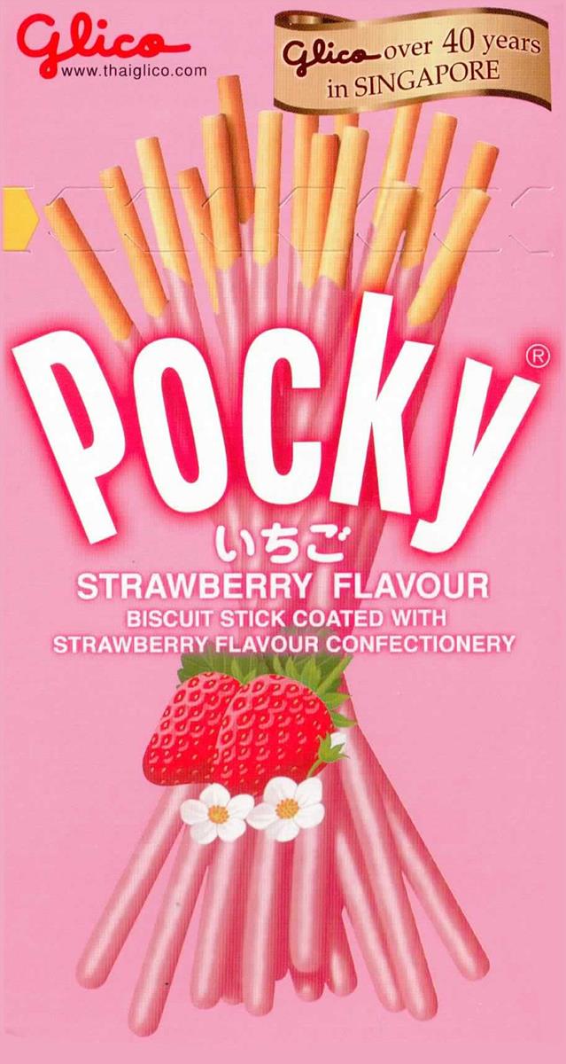 Pocky Strawberry Biscuit Stick X 5