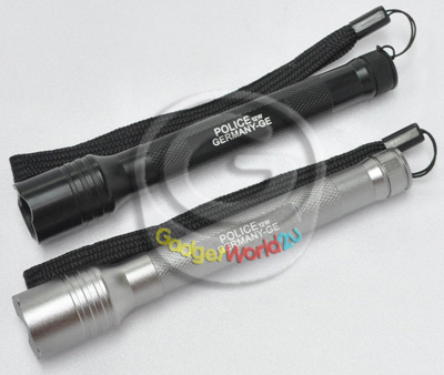 Police 12W Luxeon LED Flashlight *Uses 2 x AAA Battery* Police 12W Luxeon LED Flashlight *Uses 2 x AAA Battery*