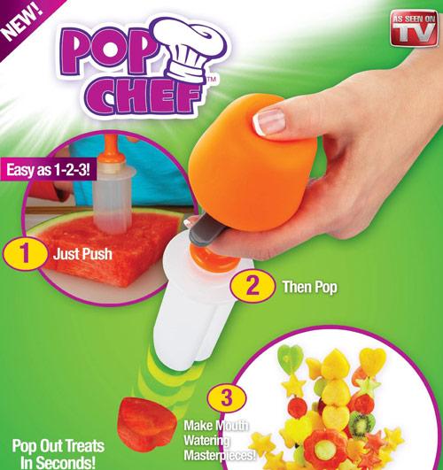 Pop Chef Food Decorator - Create Shapes In Seconds Pop Chef Food Decorator - Create Shapes In Seconds