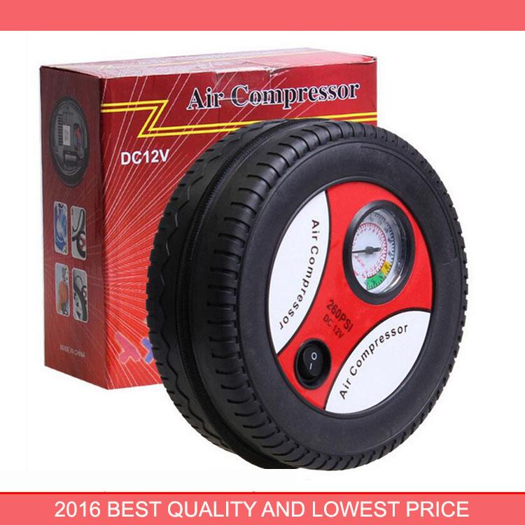 Portable Auto Car Motor Pump Tire Tyre Inflator Air Compressor 12V