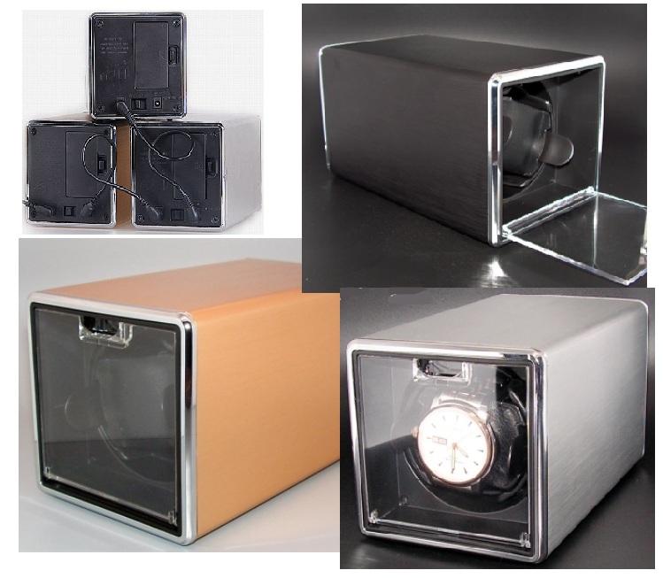 Portable Watch Box Winder Chrome Premium Selection Portable Watch Box Winder Chrome Premium Selection