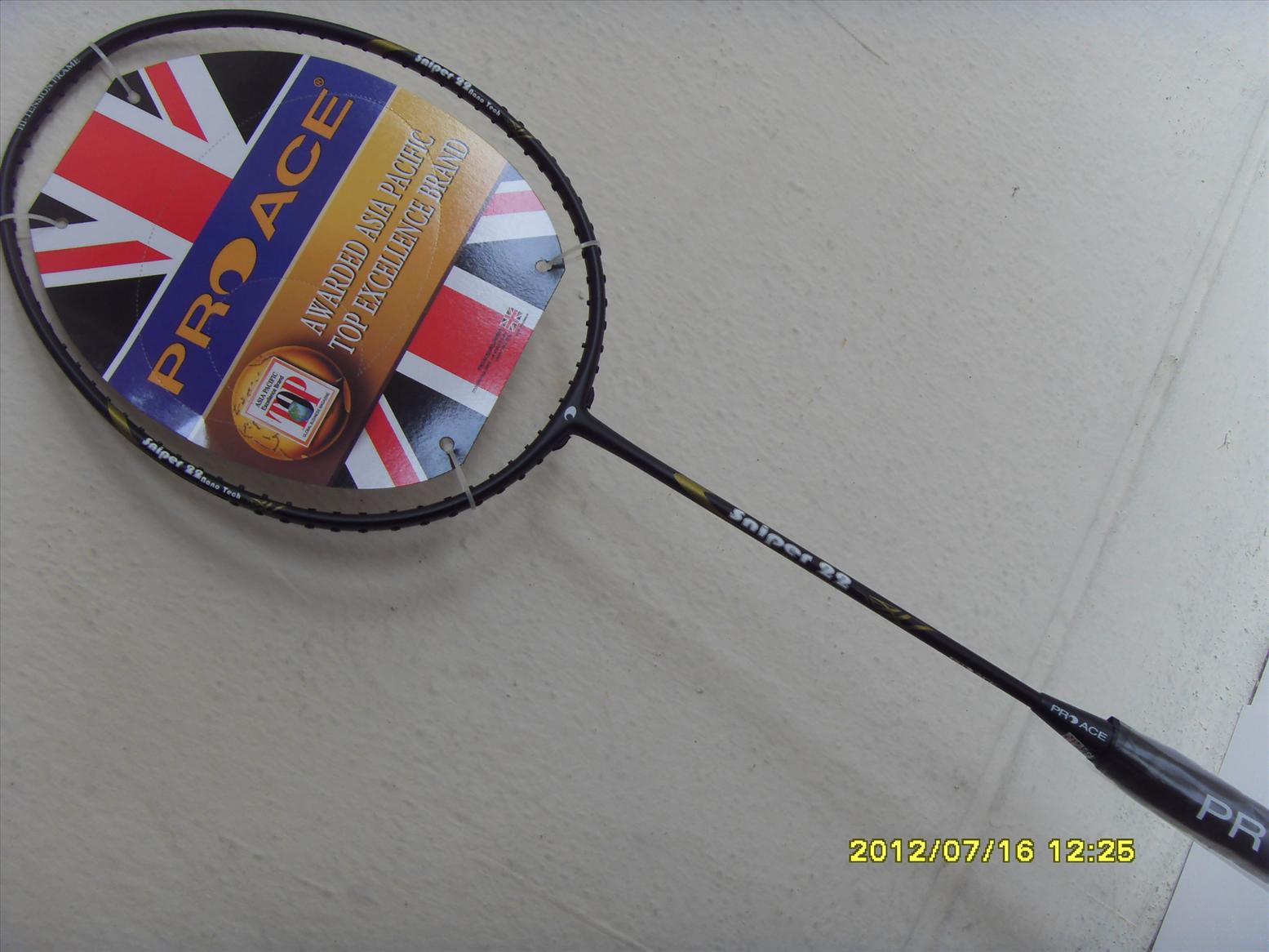 pro ace badminton racket sniper 22 penang end time 2 9 pro ace badminton racket sniper 22 penang end time 2 9