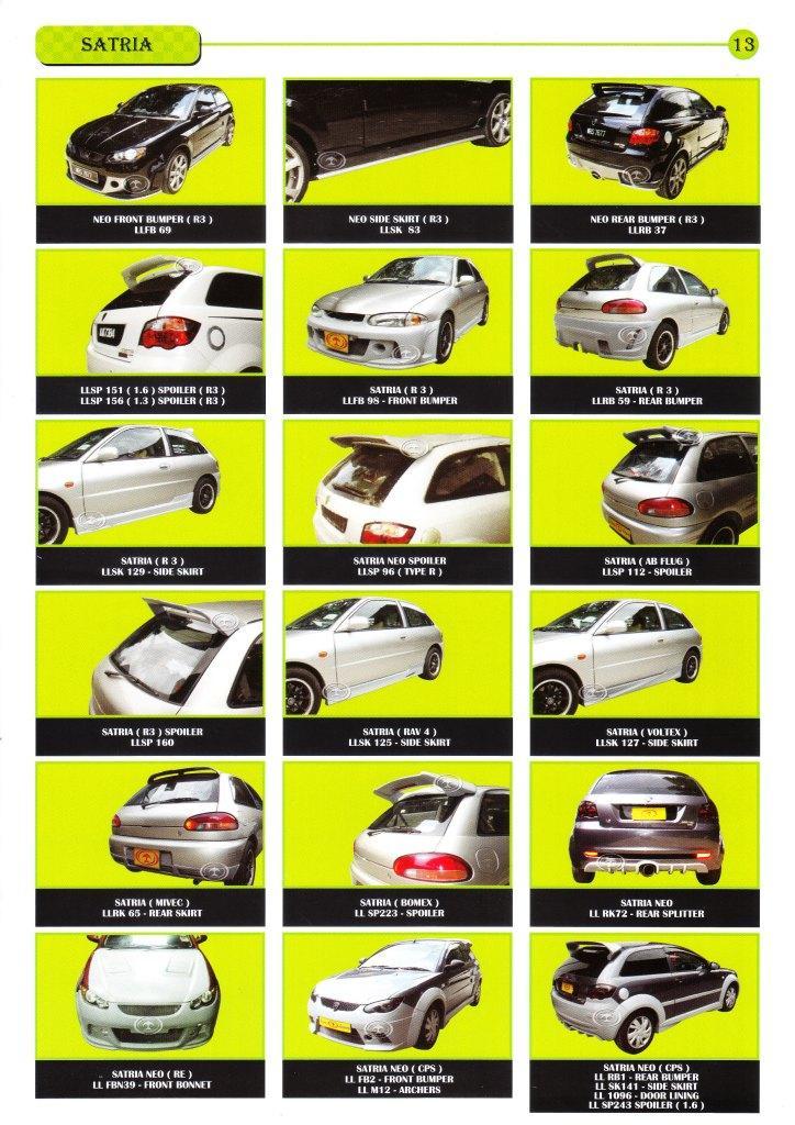 proton satria bumper