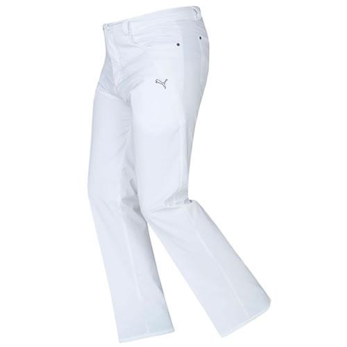 puma white golf pants