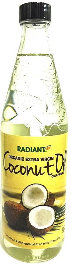 Radiant Organic Extra Virgin Coconut Oil 750ml