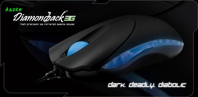 Razer DiamondBack 3G 1800dpi Gaming Mouse (Blue) #