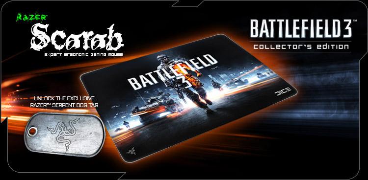 ★Razer Scarab - Battlefield 3 Edition (Expert Hard Mouse Mat) ★Razer Scarab - Battlefield 3 Edition (Expert Hard Mouse Mat)